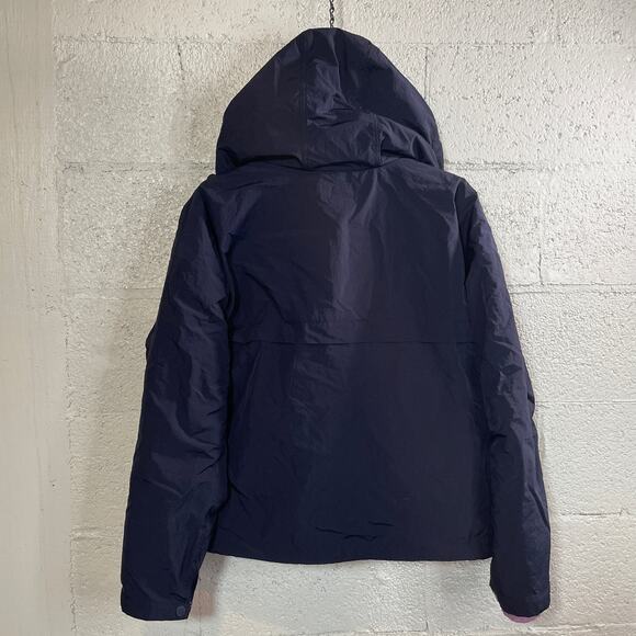 Columbia Women's Laurelwoods II Interchange Hooded Jacket navy/purple Medium - Picture 7 of 12